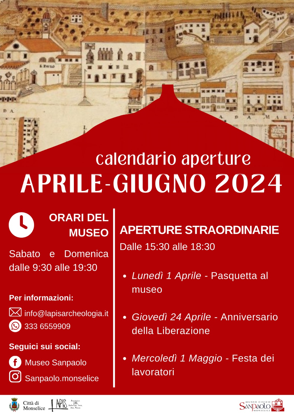 Aprile – Giugno al Museo Sanpaolo di Monselice